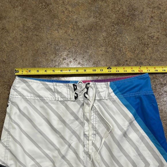 Vintage Y2k Andy Irons Billabong Boardshorts Size 34 Surf Swim Trunks - Picture 5 of 9